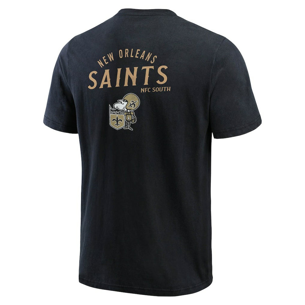 Darius Rucker Collection Washed Henley T-Shirt - New Orleans Saints T-shirts