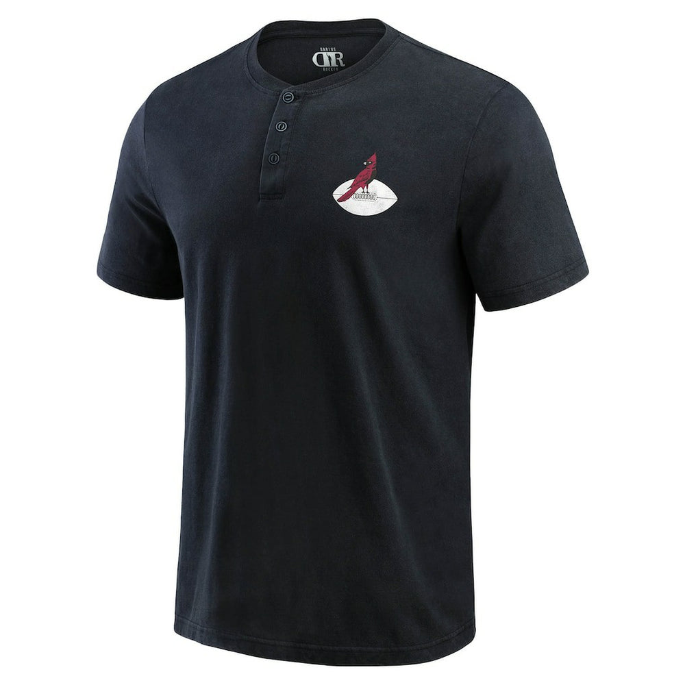 Darius Rucker Collection Washed Henley T-Shirt - Arizona Cardinals T-shirts