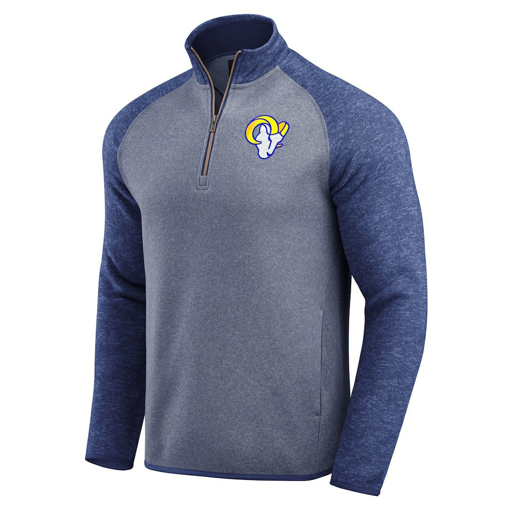 Darius Rucker Collection Tonal Quarter-Zip Jacket - Los Angeles Rams Jackets