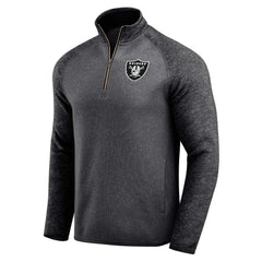 Darius Rucker Collection Tonal Quarter-Zip Jacket - Las Vegas Raiders Jackets