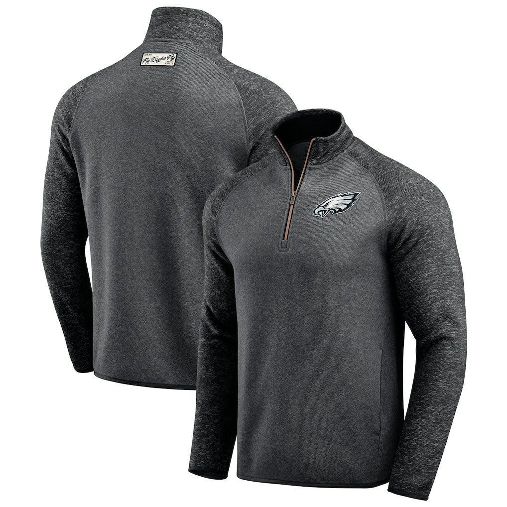 Darius Rucker Collection Tonal Quarter-Zip Jacket - Philadelphia Eagles Jackets