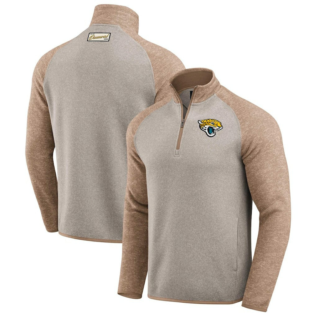 Darius Rucker Collection Tonal Quarter-Zip Jacket - Jacksonville Jaguars Jackets