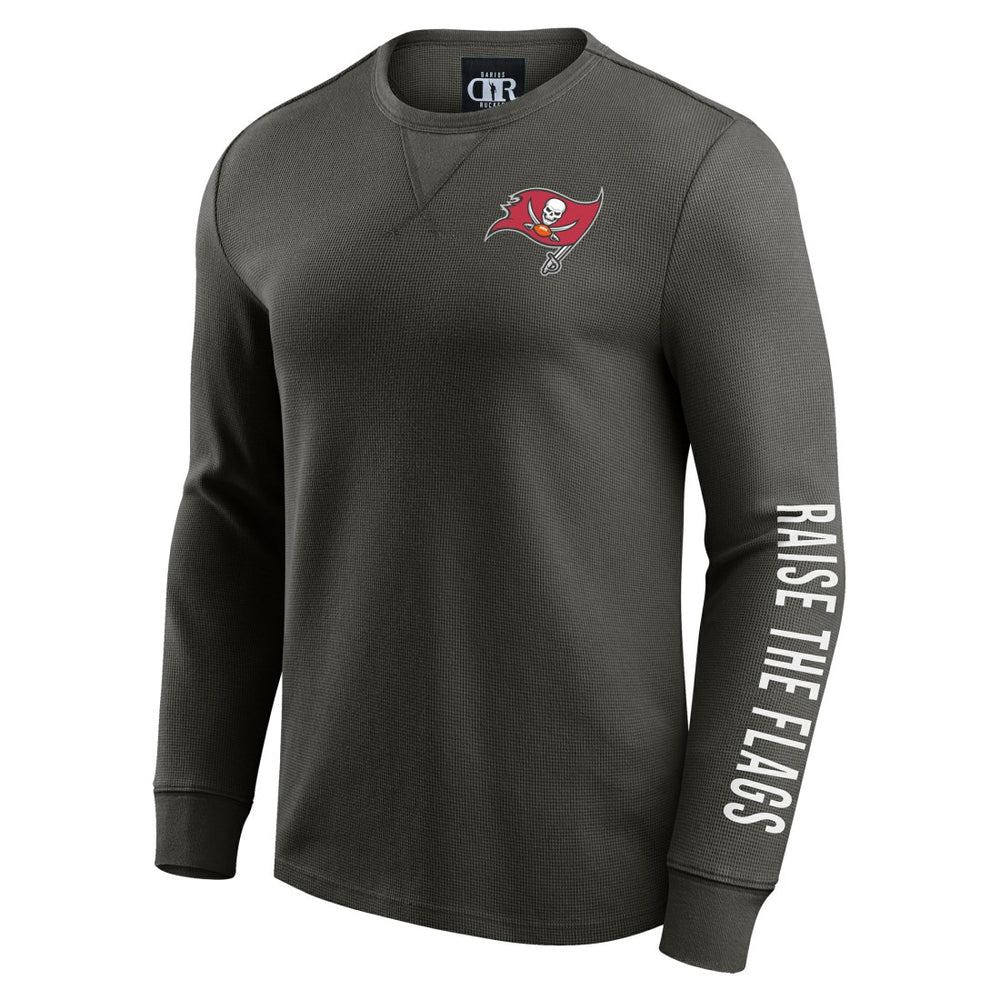 Darius Rucker Collection Washed Waffle-Knit Long Sleeve T-Shirt - Tampa Bay Buccaneers T-shirts