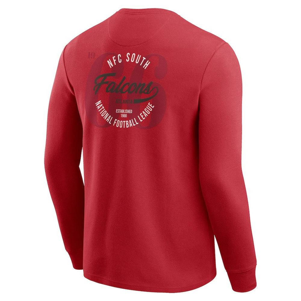 Darius Rucker Collection Washed Waffle-Knit Long Sleeve T-Shirt - Atlanta Falcons T-shirts