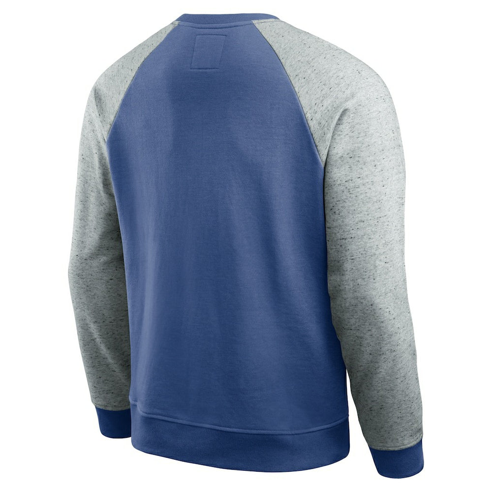 Darius Rucker Collection Throwback Color Block Raglan Pullover Sweatshirt - Seattle Seahawks Pullover