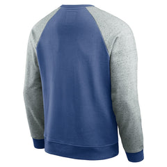 Darius Rucker Collection Throwback Color Block Raglan Pullover Sweatshirt - Seattle Seahawks Pullover
