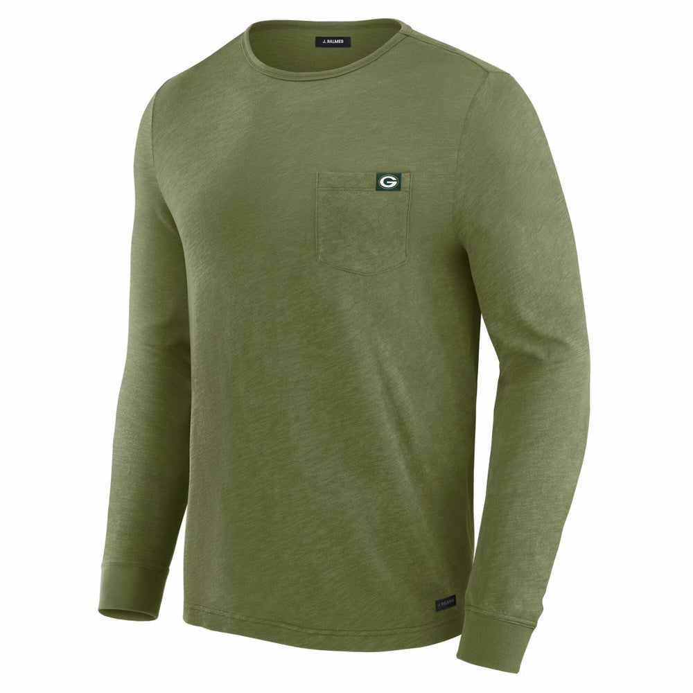 J. Palmer In-The-Pocket Long Sleeve T-Shirt - Green Bay Packers T-shirts