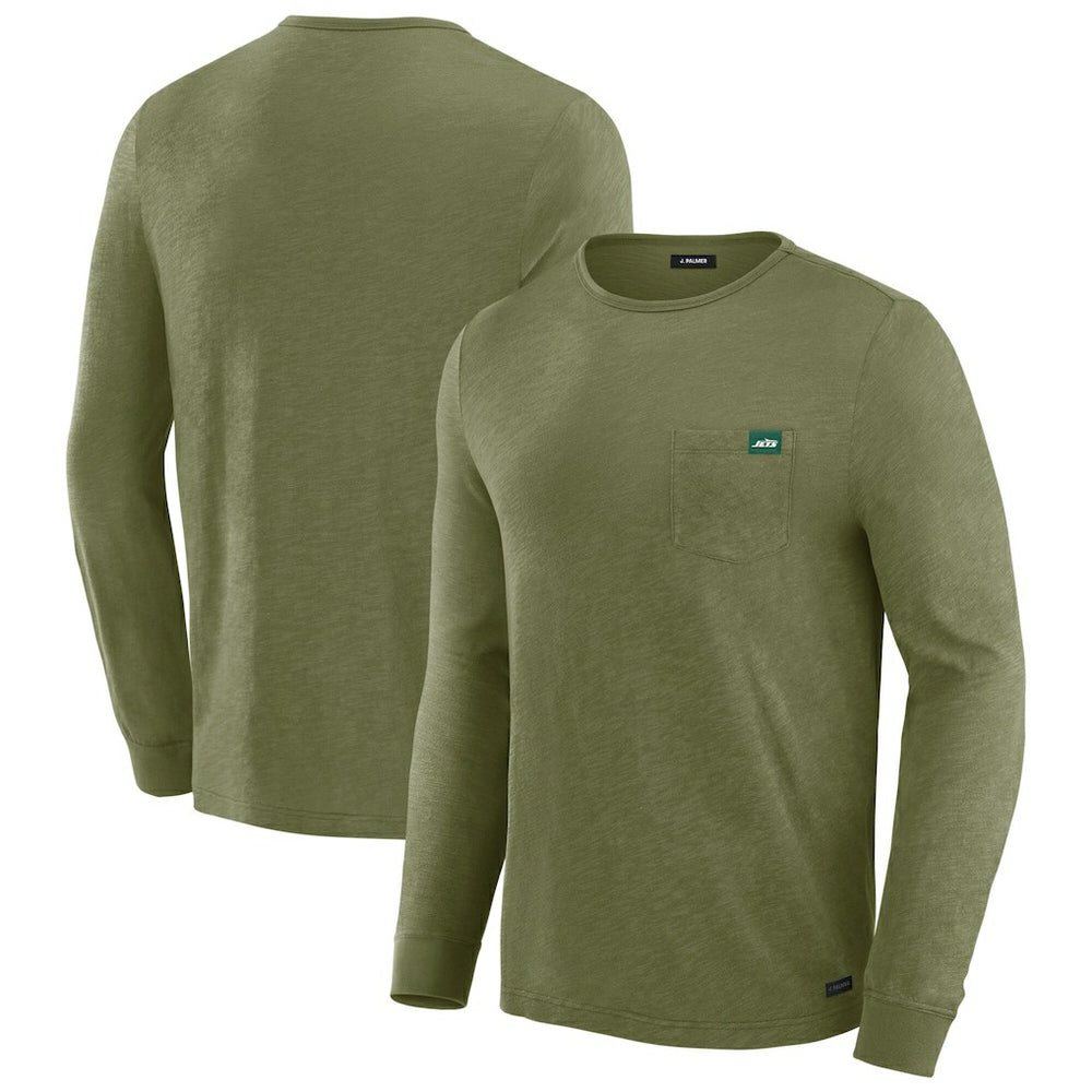 J. Palmer In-The-Pocket Long Sleeve T-Shirt - New York Jets T-shirts