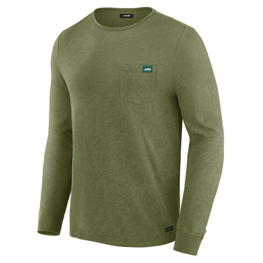J. Palmer In-The-Pocket Long Sleeve T-Shirt - New York Jets T-shirts