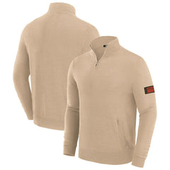 J. Palmer Franchise Quarter-Zip Sweater - Cleveland Browns