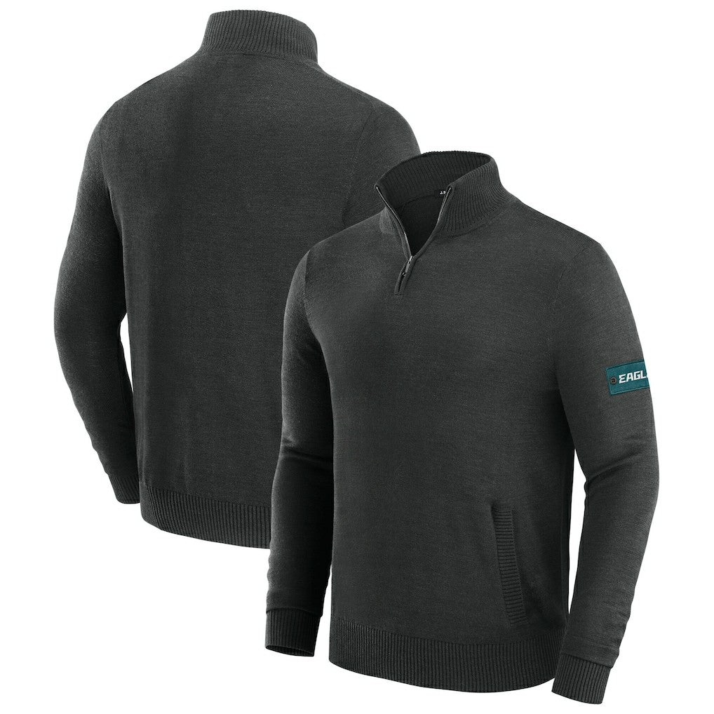 J. Palmer Franchise Quarter-Zip Sweater - Philadelphia Eagles