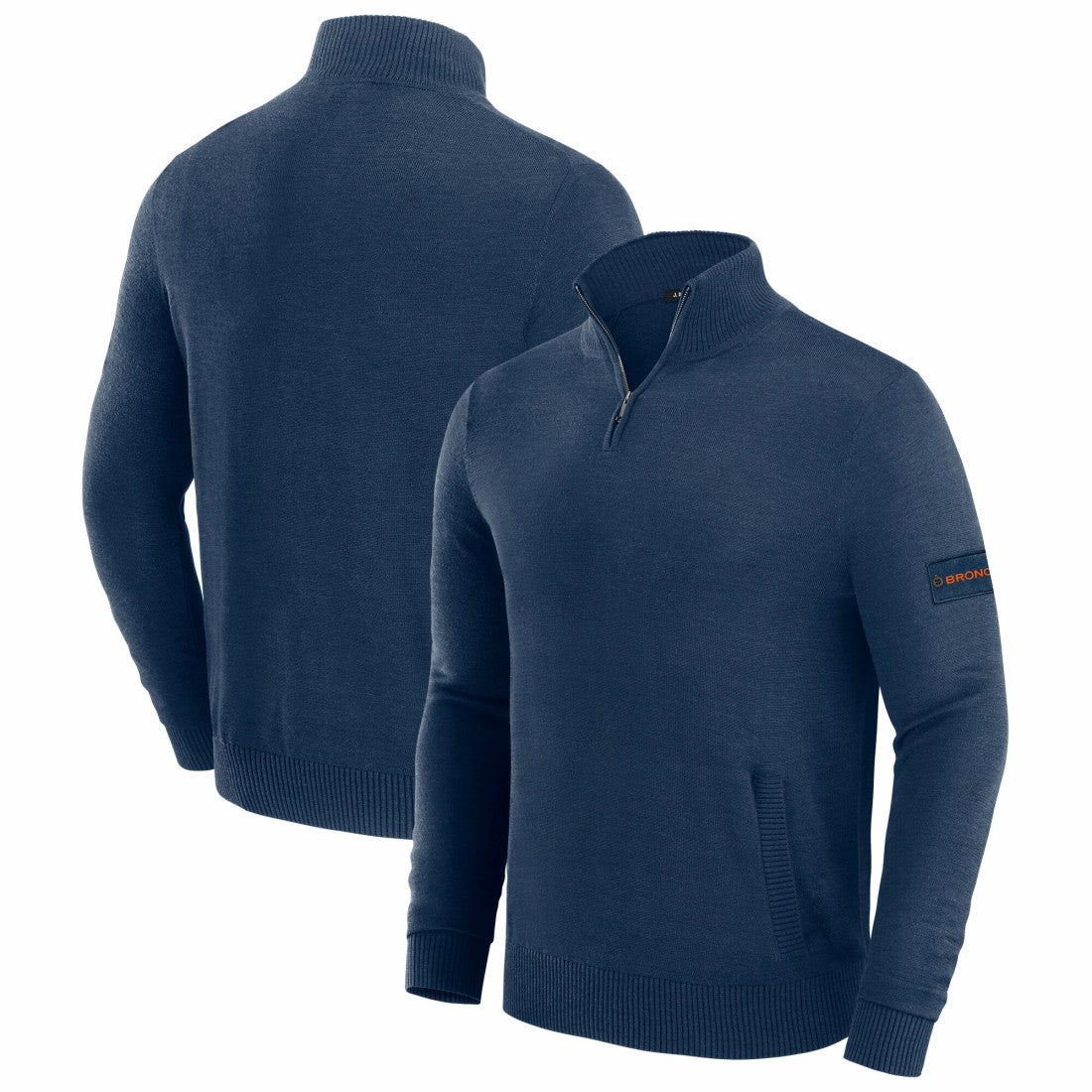 J. Palmer Franchise Quarter-Zip Sweater - Denver Broncos