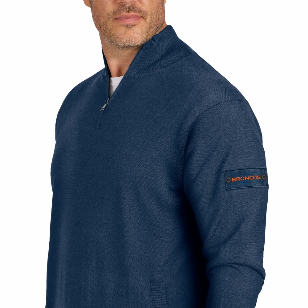 J. Palmer Franchise Quarter-Zip Sweater - Denver Broncos