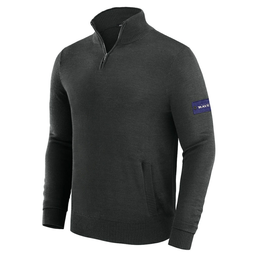 J. Palmer Franchise Quarter-Zip Sweater - Baltimore Ravens