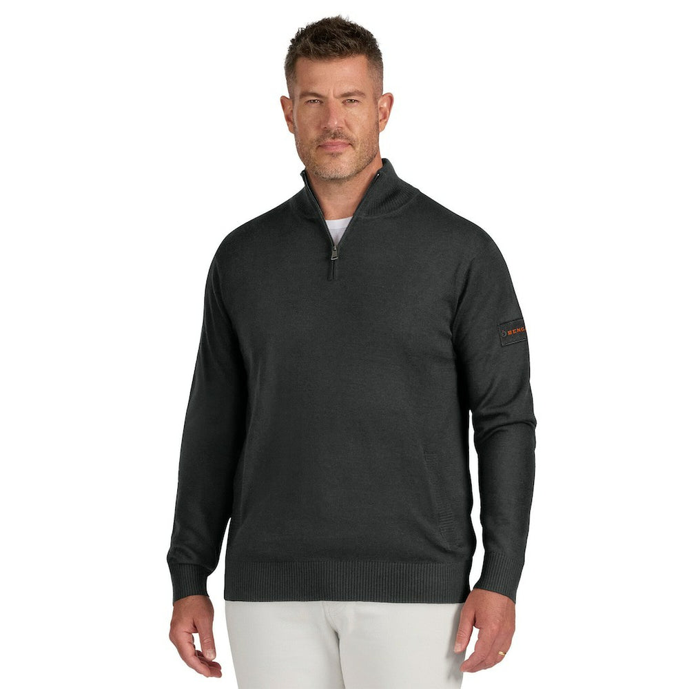 J. Palmer Franchise Quarter-Zip Sweater - Cincinnati Bengals