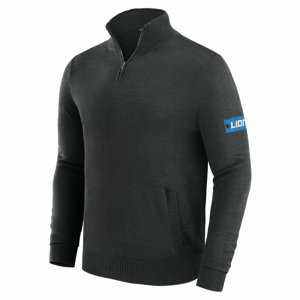 J. Palmer Franchise Quarter-Zip Sweater - Detroit Lions
