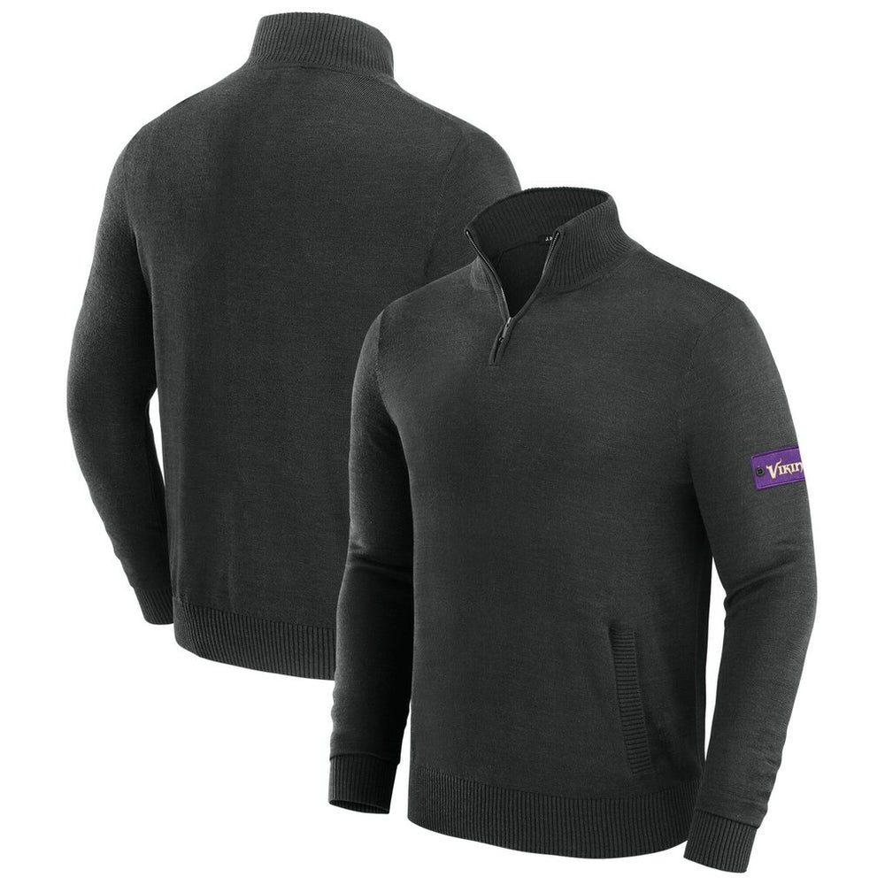 J. Palmer Franchise Quarter-Zip Sweater - Minnesota Vikings