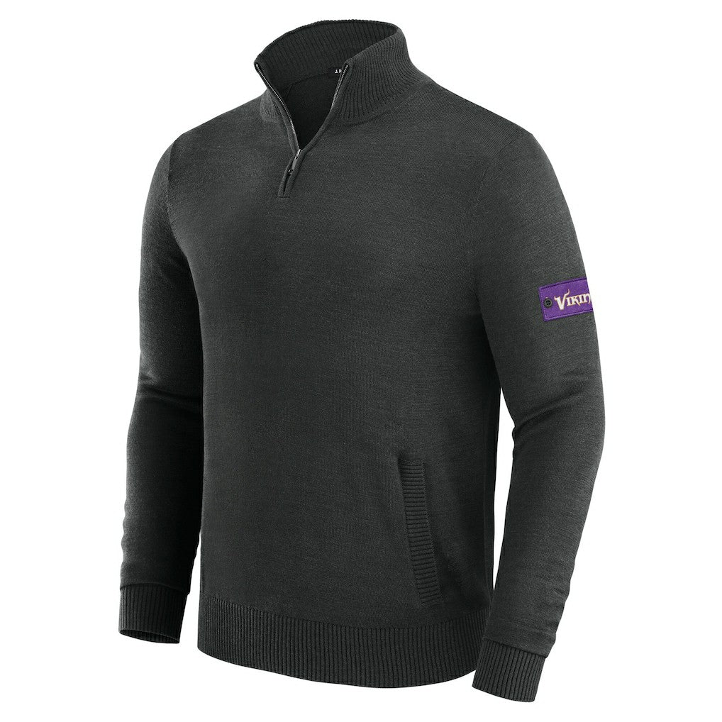 J. Palmer Franchise Quarter-Zip Sweater - Minnesota Vikings