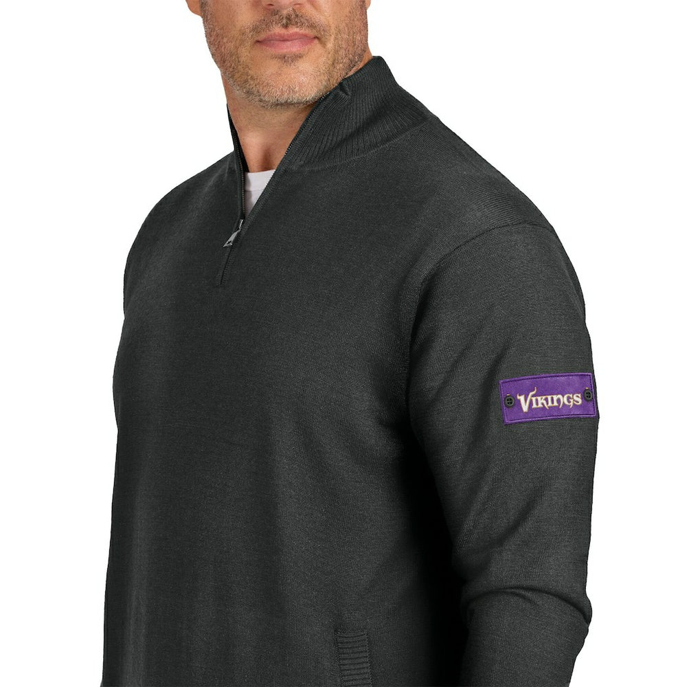 J. Palmer Franchise Quarter-Zip Sweater - Minnesota Vikings