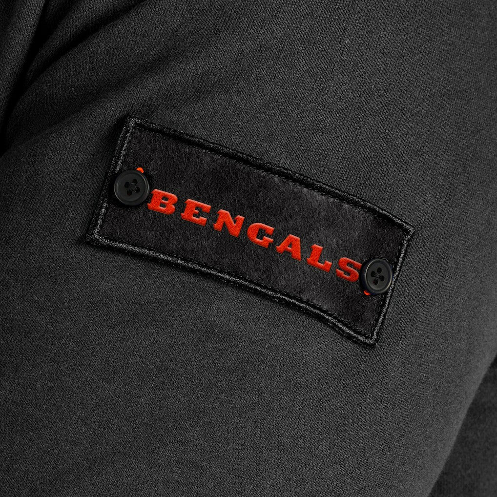 J. Palmer QB1 Full-Zip Sweatshirt - Cincinnati Bengals Sweatshirts