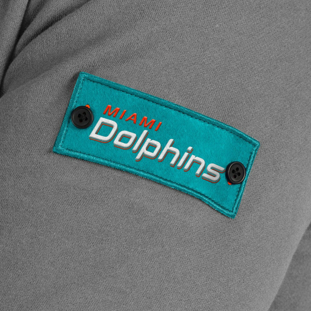 J. Palmer QB1 Full-Zip Sweatshirt - Miami Dolphins Sweatshirts