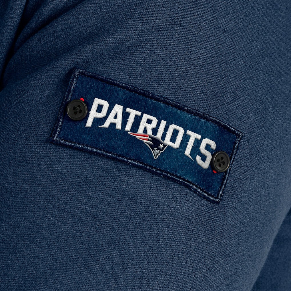 J. Palmer QB1 Full-Zip Sweatshirt - New England Patriots Sweatshirts