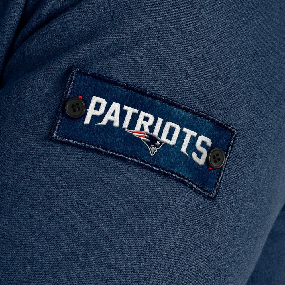 J. Palmer QB1 Full-Zip Sweatshirt - New England Patriots Sweatshirts