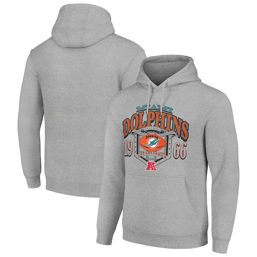 Starter 80s Retro Pullover Hoodie - Miami Dolphins Hoodies