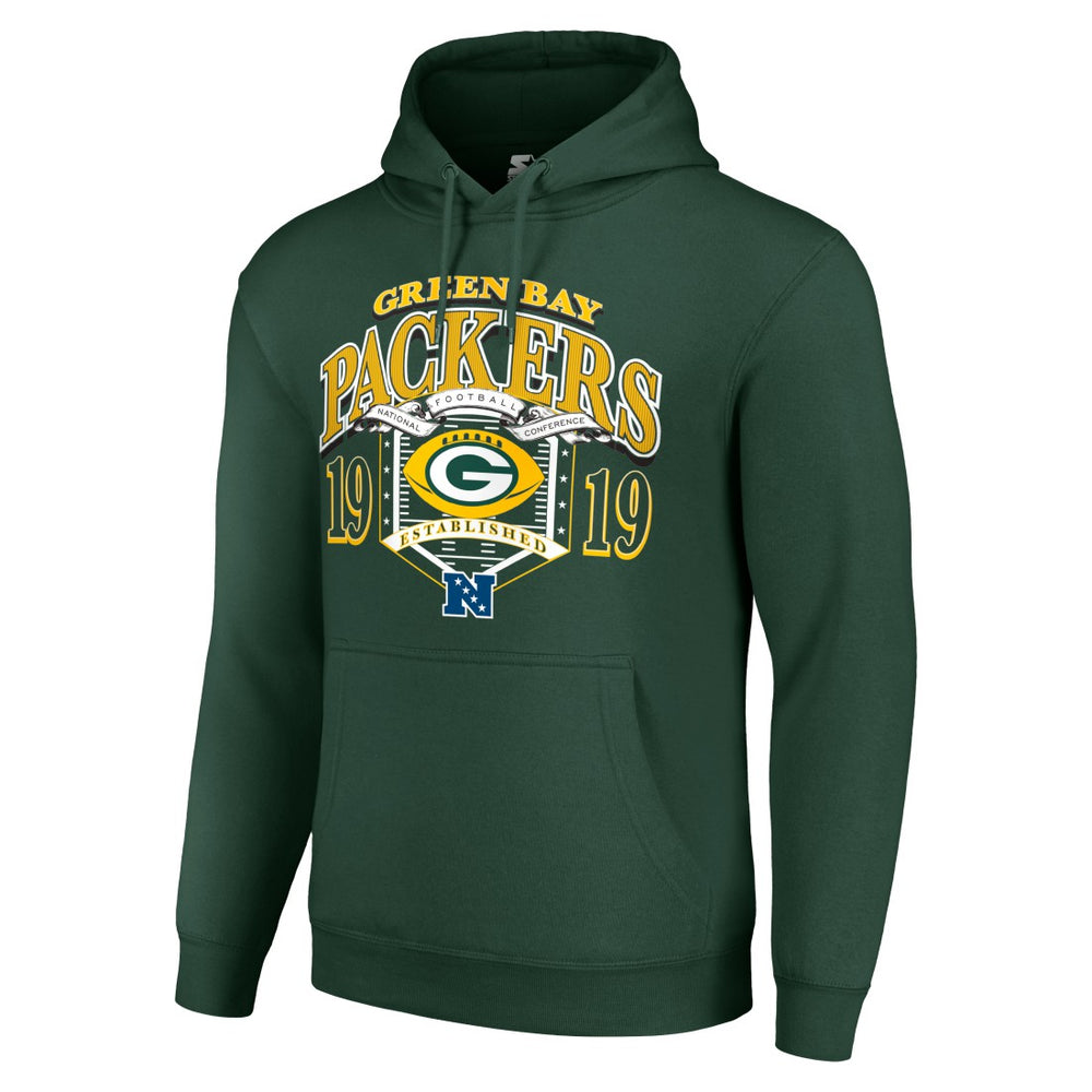 Starter 80s Retro Pullover Hoodie - Green Bay Packers Hoodies