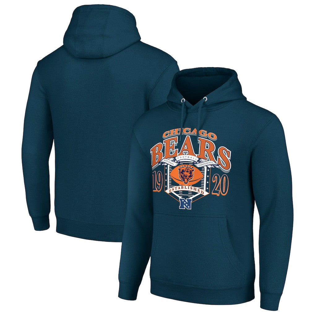 Starter 80s Retro Pullover Hoodie - Chicago Bears Hoodies