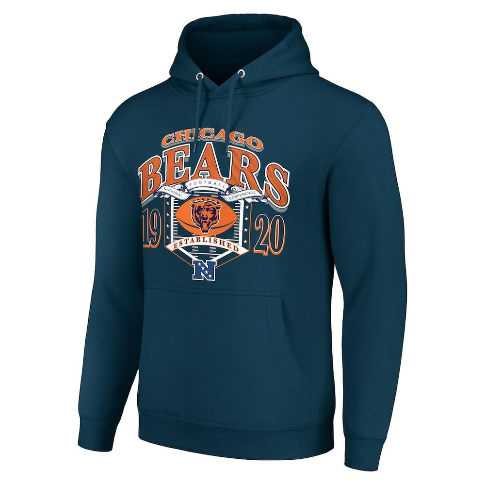 Starter 80s Retro Pullover Hoodie - Chicago Bears Hoodies