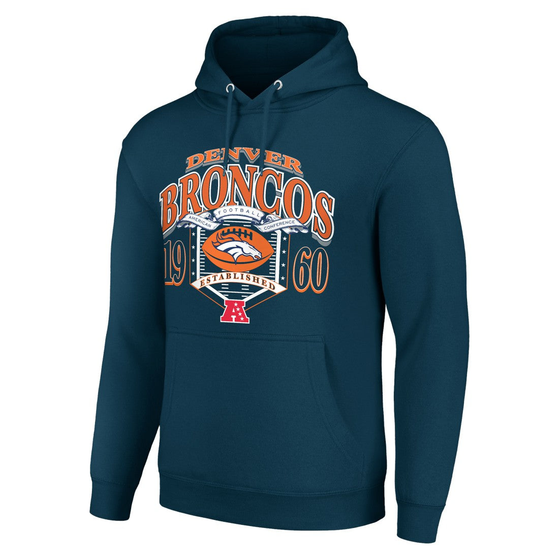 Starter 80s Retro Pullover Hoodie - Denver Broncos Hoodies
