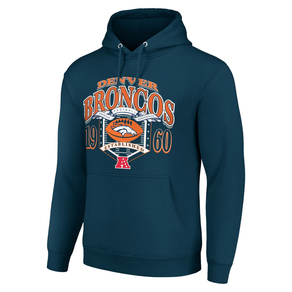 Starter 80s Retro Pullover Hoodie - Denver Broncos Hoodies