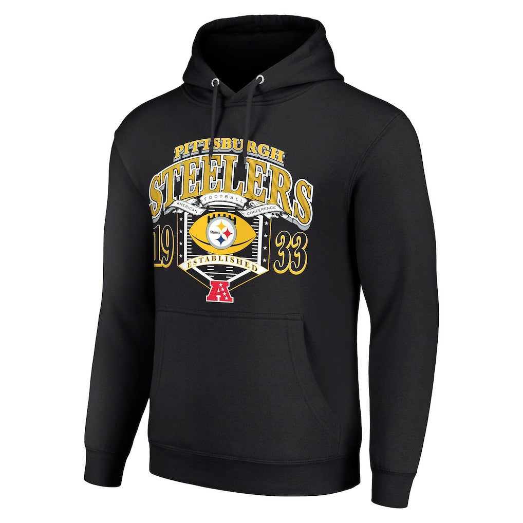 Starter 80s Retro Pullover Hoodie - Pittsburgh Steelers Hoodies