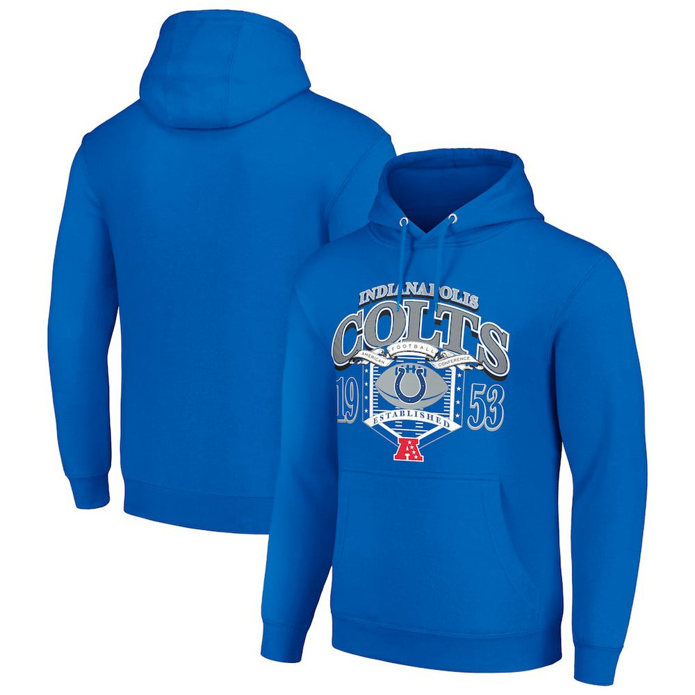 Starter 80s Retro Pullover Hoodie - Indianapolis Colts Hoodies