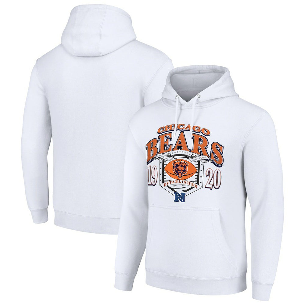 Starter 80s Retro Pullover Hoodie - Chicago Bears Hoodies