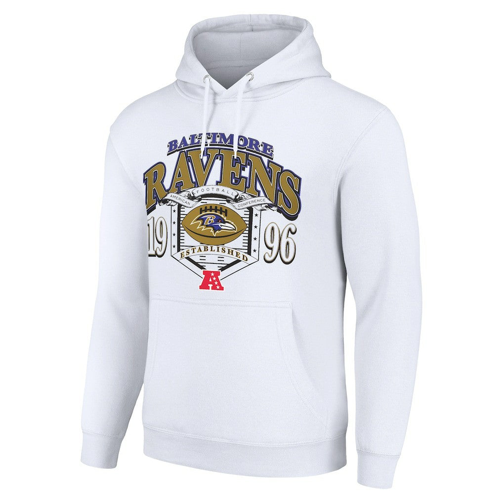 Starter 80s Retro Pullover Hoodie - Baltimore Ravens Hoodies
