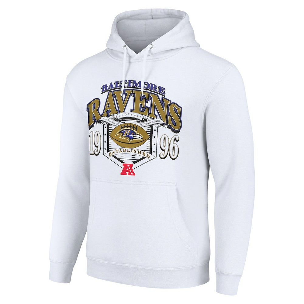 Starter 80s Retro Pullover Hoodie - Baltimore Ravens Hoodies