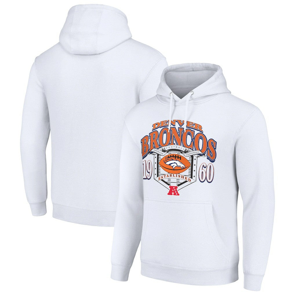 Starter 80s Retro Pullover Hoodie - Denver Broncos Hoodies