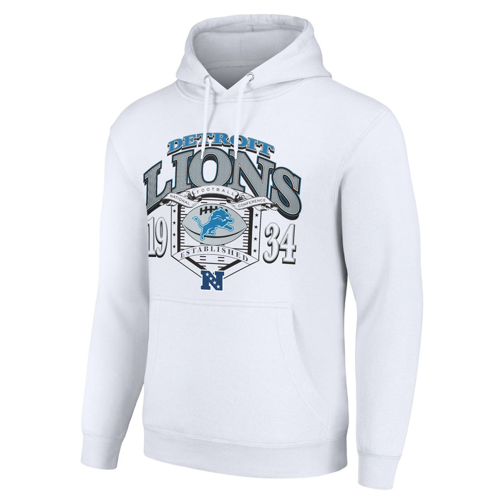 Starter 80s Retro Pullover Hoodie - Detroit Lions Hoodies