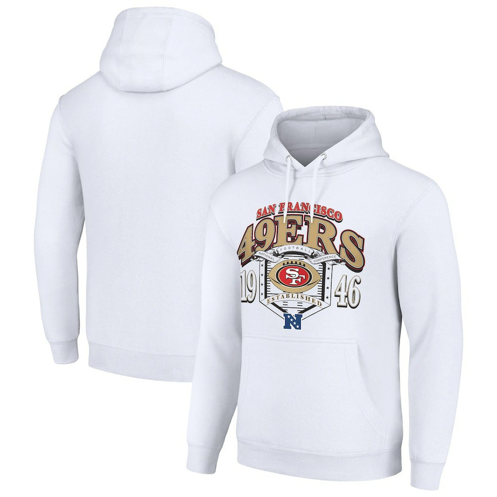 Starter 80s Retro Pullover Hoodie - San Francisco 49ers Hoodies