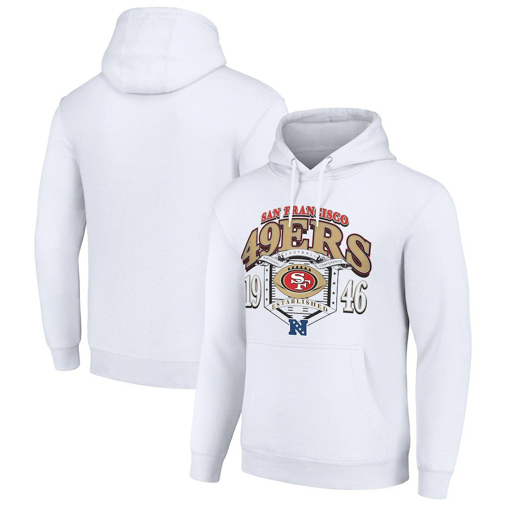 Starter 80s Retro Pullover Hoodie - San Francisco 49ers Hoodies