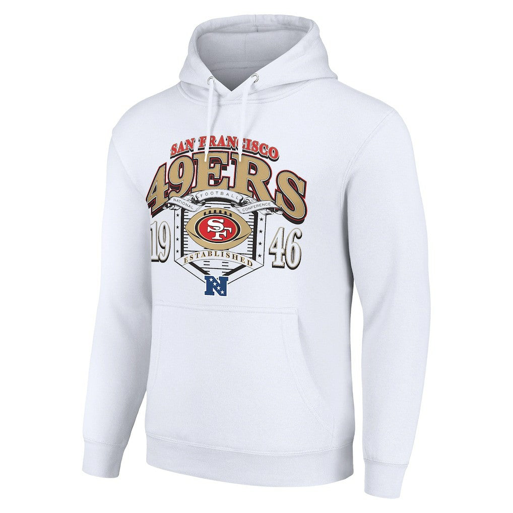 Starter 80s Retro Pullover Hoodie - San Francisco 49ers Hoodies