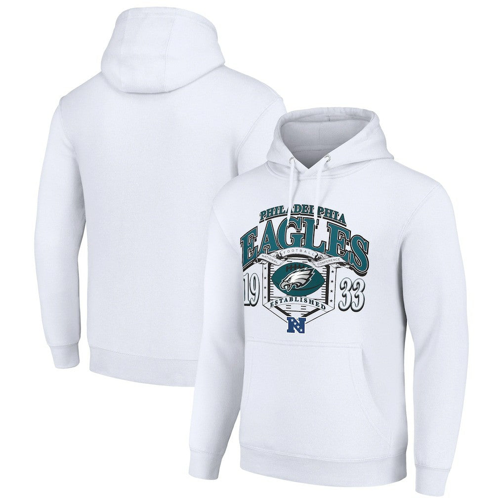 Starter 80s Retro Pullover Hoodie - Philadelphia Eagles Hoodies