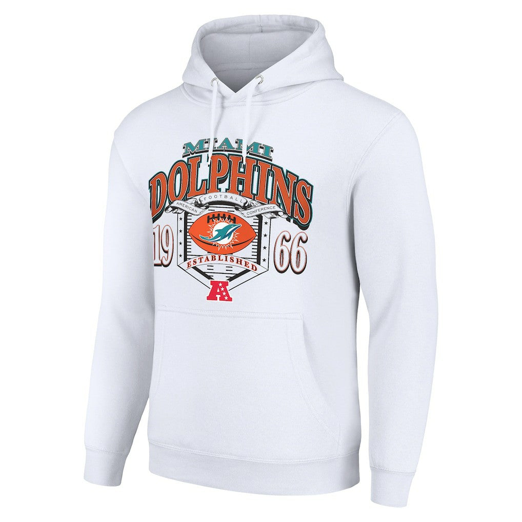 Starter 80s Retro Pullover Hoodie - Miami Dolphins Hoodies