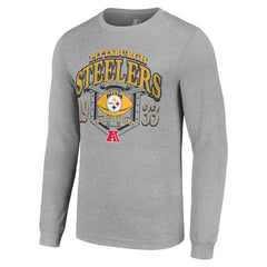Starter Retro Long Sleeve Graphic T-Shirt - Pittsburgh Steelers T-shirts