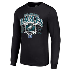 Starter Retro Long Sleeve Graphic T-Shirt - Philadelphia Eagles T-shirts