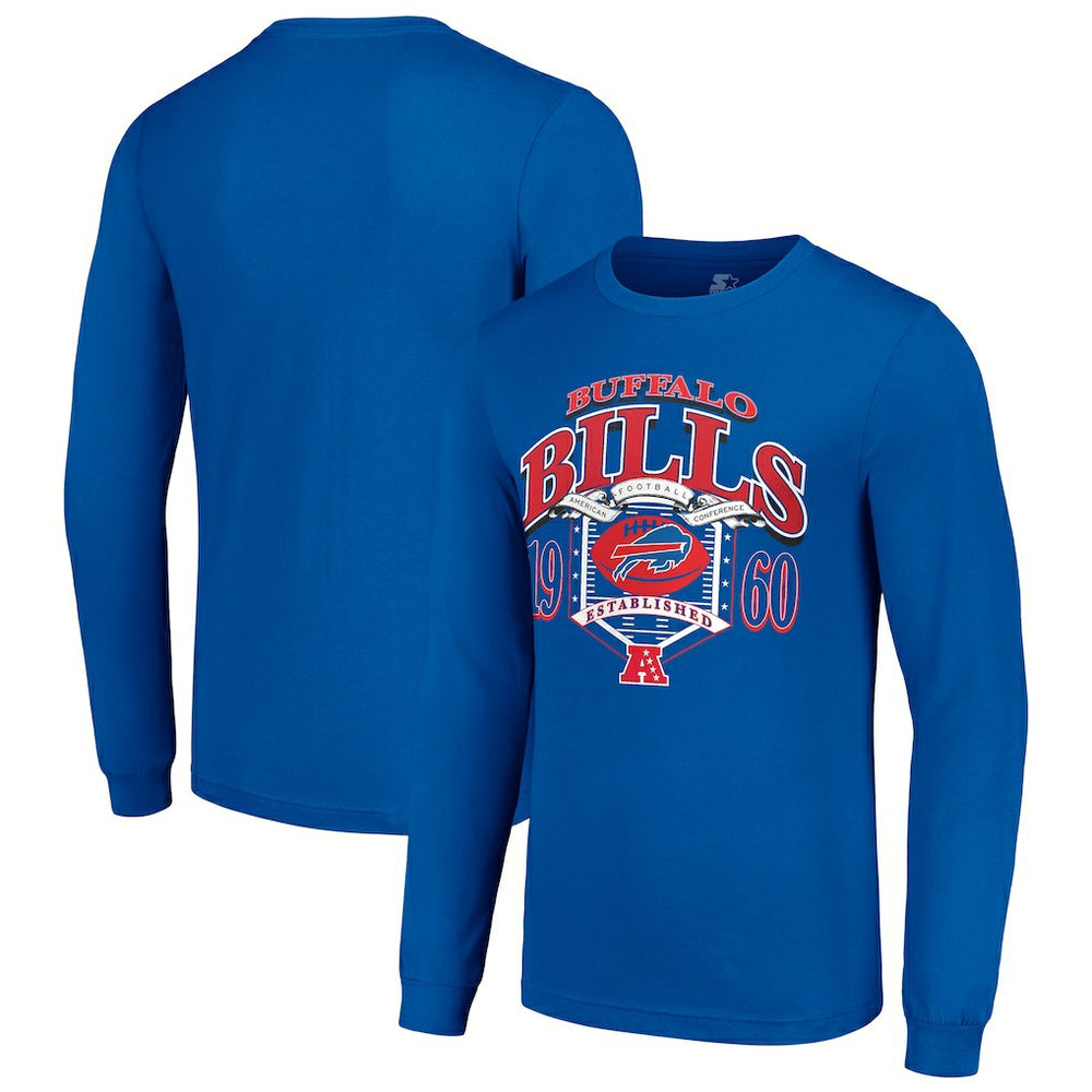 Starter Retro Long Sleeve Graphic T-Shirt - Buffalo Bills T-shirts