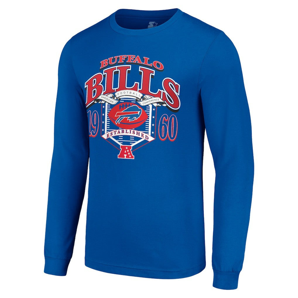 Starter Retro Long Sleeve Graphic T-Shirt - Buffalo Bills T-shirts
