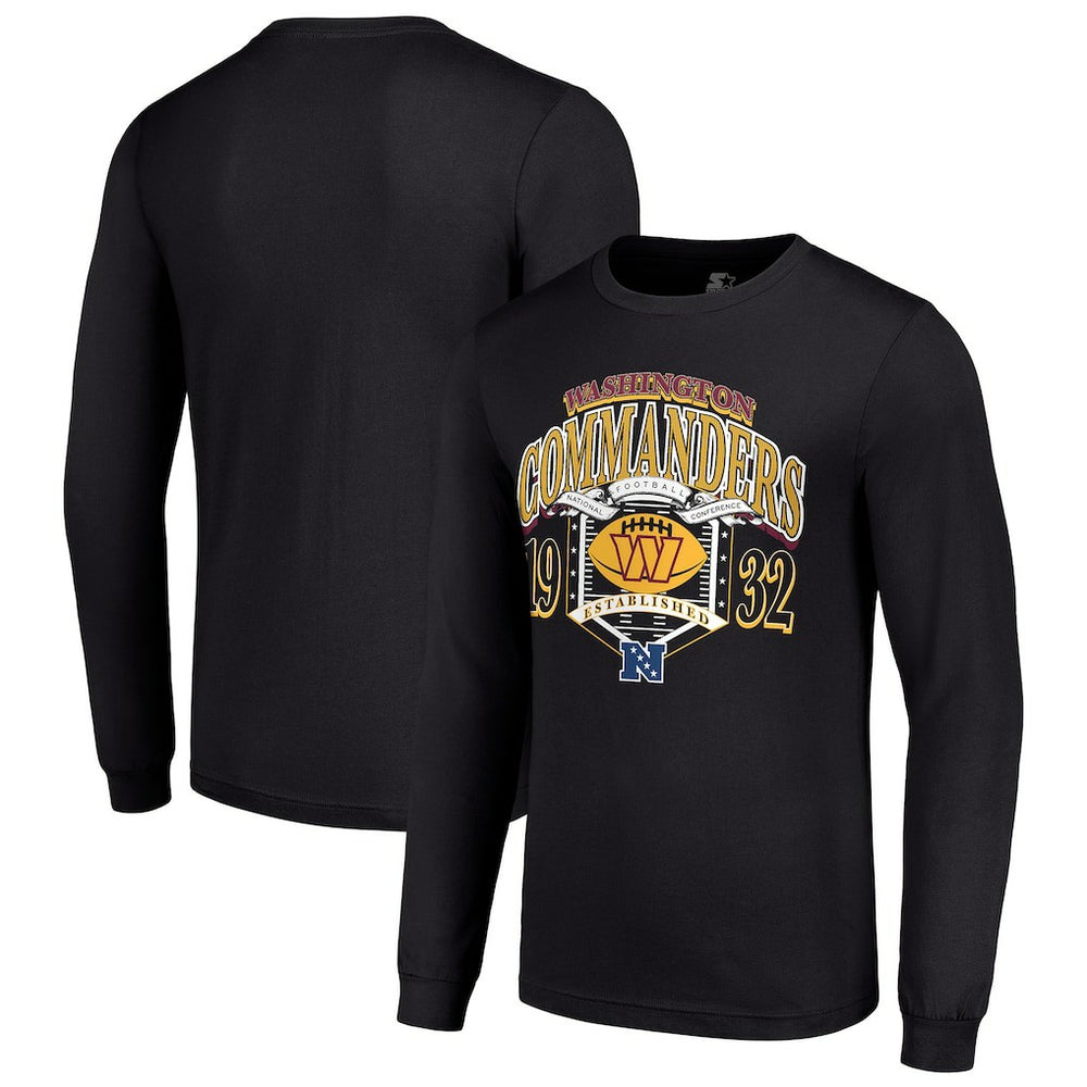 Starter Retro Long Sleeve Graphic T-Shirt - Washington Commanders T-shirts